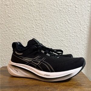 Asics Black Running Shoes